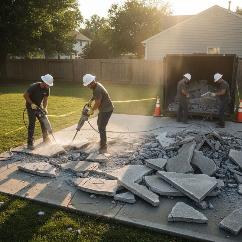Basement Floor Demolition
