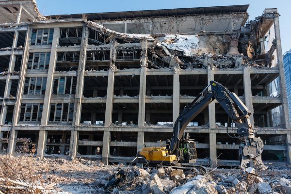 Commercial Building Demolition in Canton