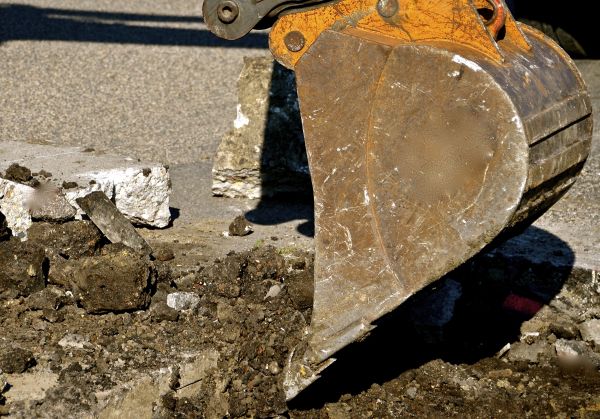 Cement Pad Demolition in Canton
