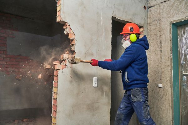 Concrete Wall Demolition in Canton