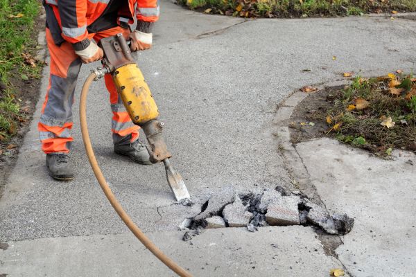 Concrete Sidewalk Removal in Canton